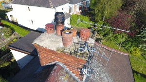 Drone surveying at heights