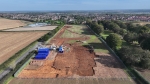 drone, aerial photography, drone filming, dji, development site, council, earth works, ground works, construction,