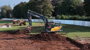 drone, aerial photography, drone filming, dji, development site, council, earth works, ground works, construction,