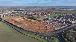 development site, drone, photography, drone photography, aerial photography, construction site, progress, timelapse,