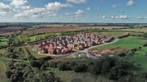 Drone aerial photography of development sites