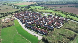 Development aerial photography using drones