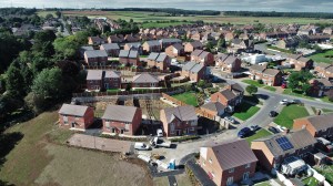 Site development using drones