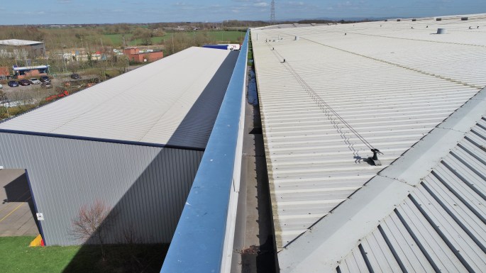 Drone roof surveying